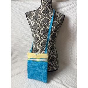 Upcycled, Crossbody bag, handmade sewn recycled bag,